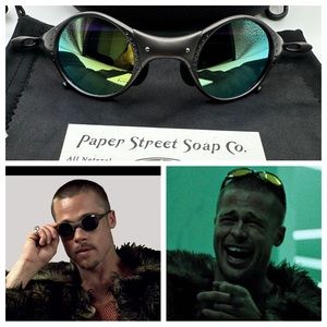 Paperstreetshade Fight Club Tyler Durden NEW Oliver Peoples 523 Mars Brad Pitt